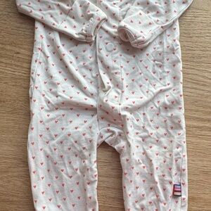 3-6 Months, Magnetic Me Red Heart Footie